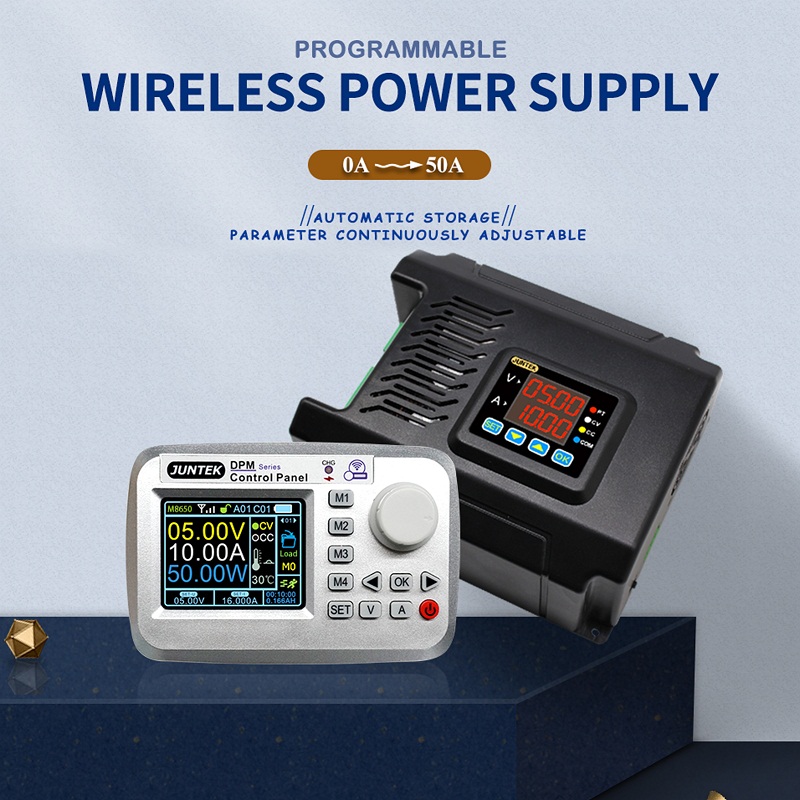 Charge Controller Solar - リモコン電圧計、プログラム可能な電源、ソーラー充電、定電流コンバーター、ttl、dpm8650、485RF、dpm8650、60v、50a