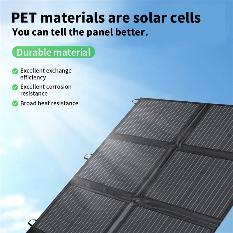 Solar Panel 200W - Lvyuan倉庫IP67防水ポータブル折りたたみ式PETフレキシブルソーラーパネルキット120W-200Wモノポータブルソーラーシステム