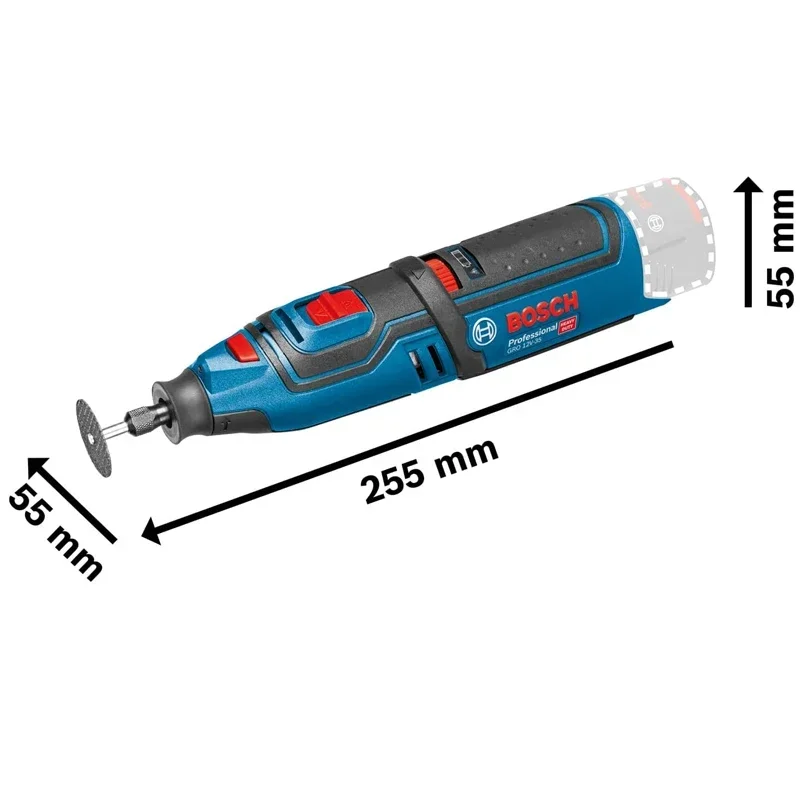 ボッシュ GRO12V-35 12V 電動グラインダーポリッ - Lithium Battery 12V のレビューと価格