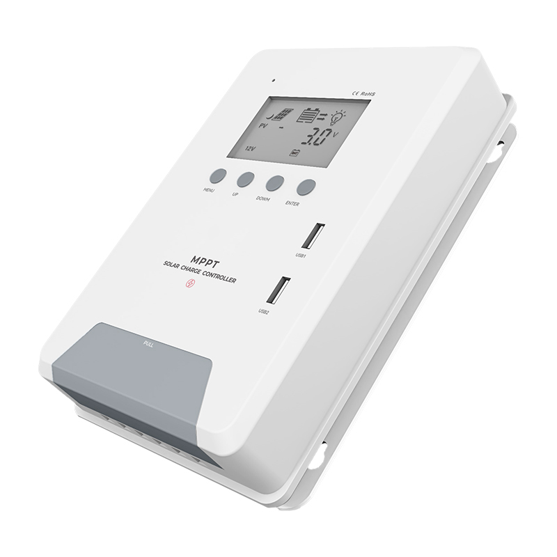 30A 60A MPPT LCD ソーラーバッテリー充電コン - Charge Controller Solar のレビューと価格