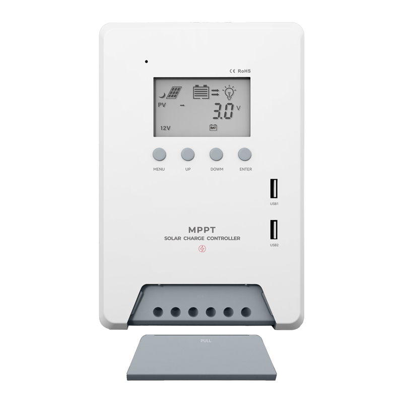 30A 60A MPPT LCD ソーラーバッテリー充電コン - Charge Controller Solar のレビューと価格