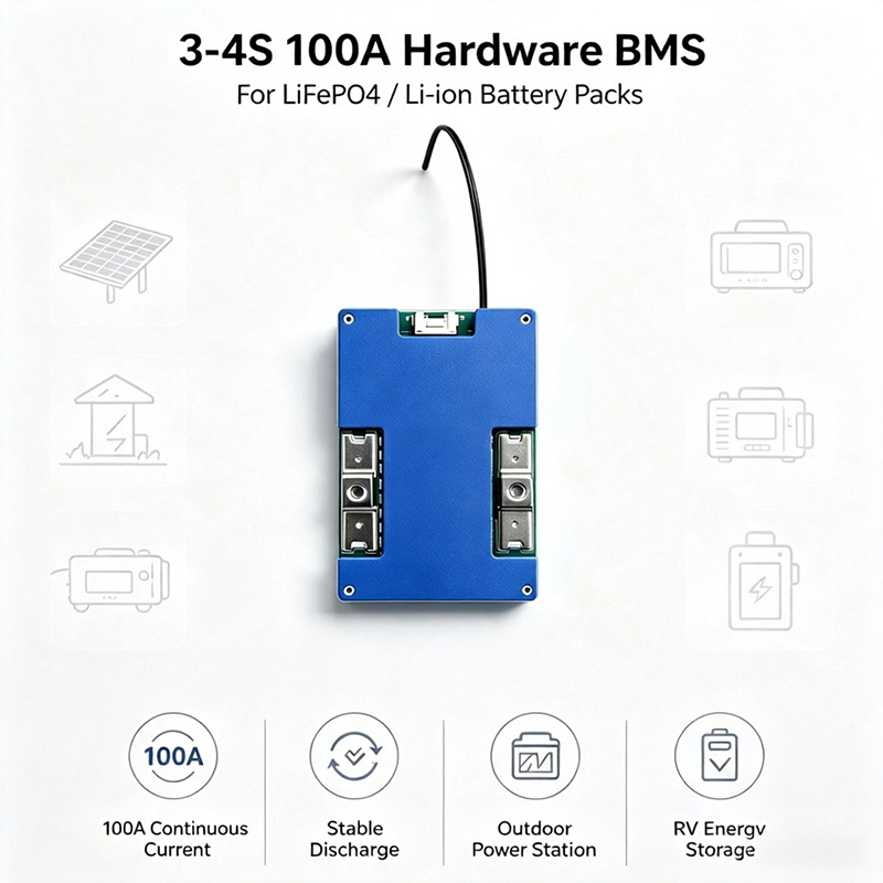 4S 12V LiFePO4 BMS 80A 100A パッ - Lithium Battery 12V のレビューと価格