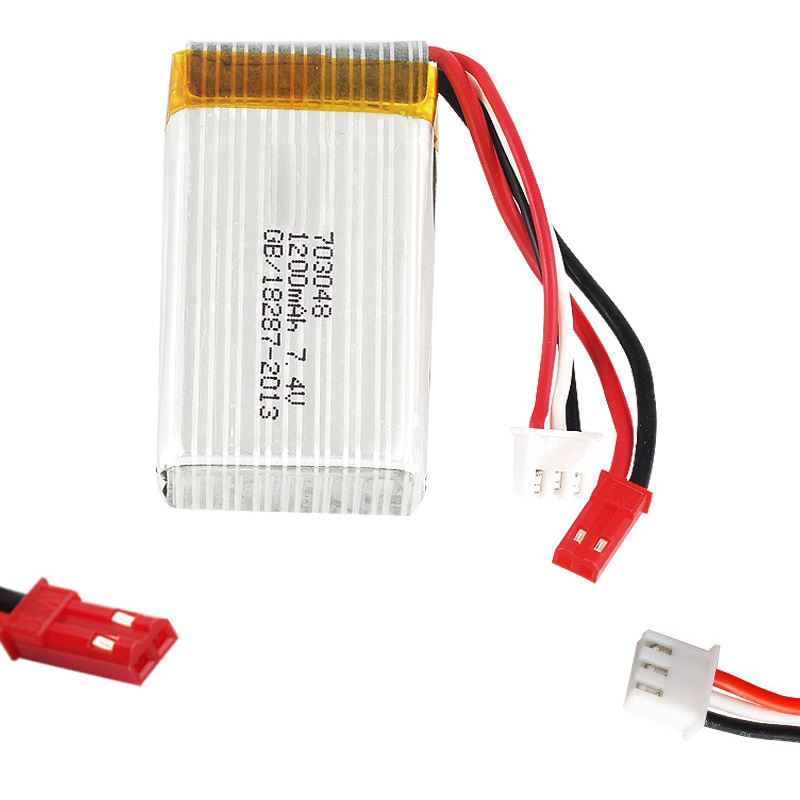 リポバッテリー 2S 7.4V 1200mAh 703048 - Lithium Battery 12V のレビューと価格