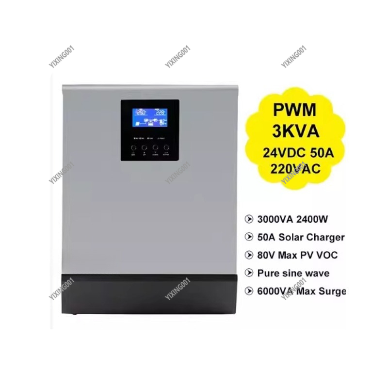 3KVA/2400W 24V ソーラーインバーター - PW - Charge Controller Solar のレビューと価格