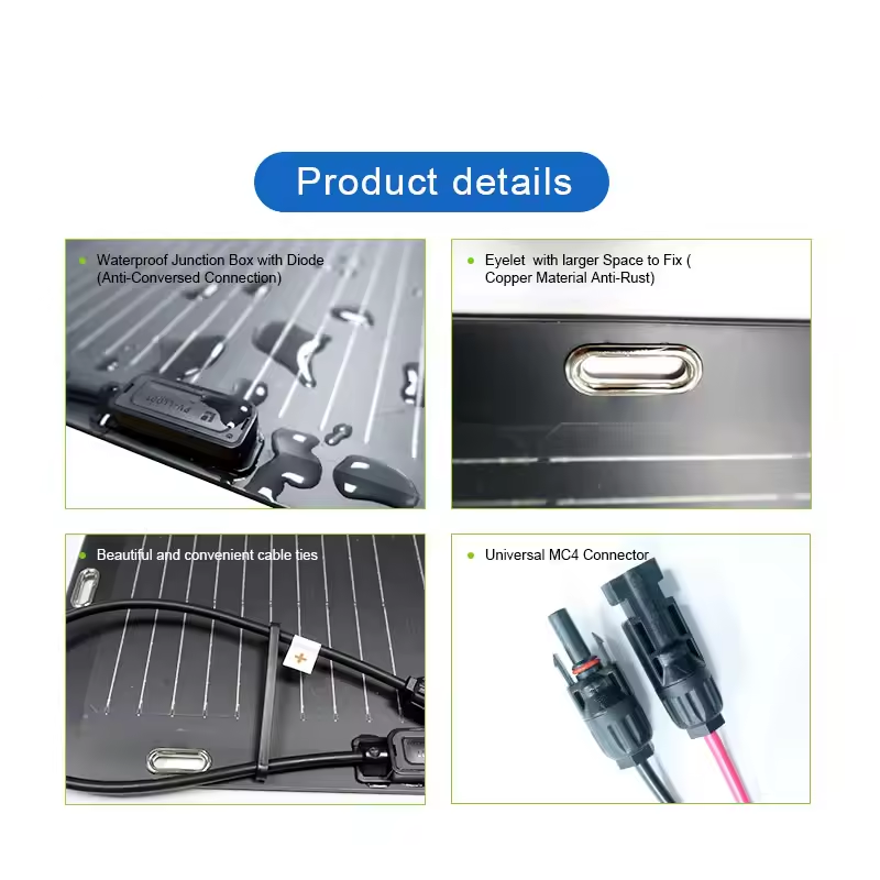 屋外用高品質軽量単結晶太陽光パネル 100W 120W 20 - Solar Panel 200W のレビューと価格