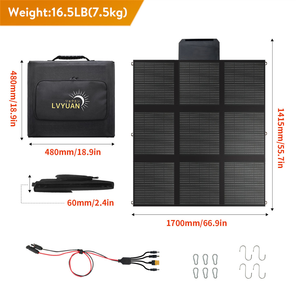 300W 12V モノラルポータブルバッテリー充電ソーラーパ - Solar Panel のレビューと価格