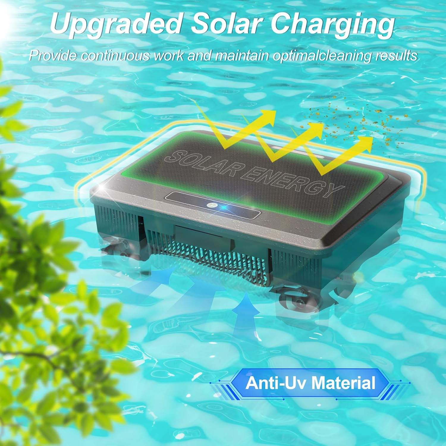アップグレードされたソーラープールクリーナー、電動ロボットプ - Charge Controller Solar のレビューと価格