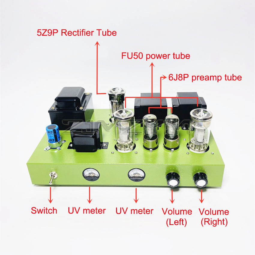 Fu50真空管アンプキット,日曜大工キット,Bluetoot - Energy Monitor Meter のレビューと価格